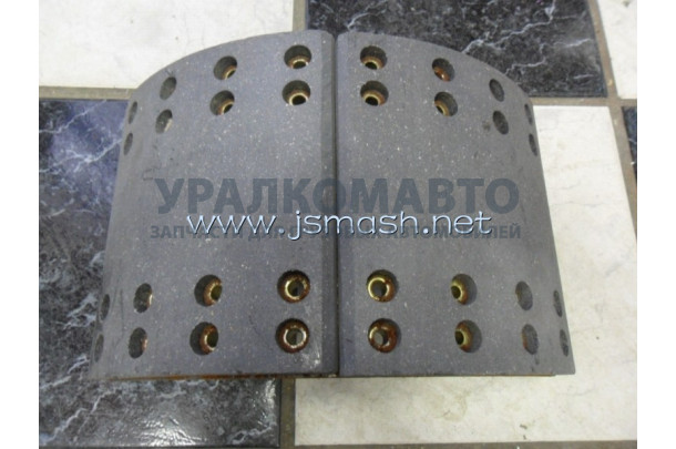 колодка тормозная задняя (32 отверстия) (белая кабина) УЦЕНКА DONG FENG DZ9160340061