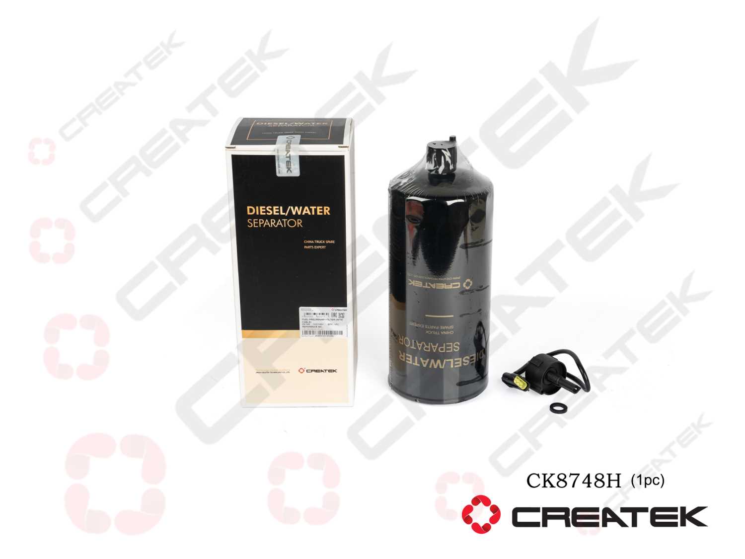 Фильтр топливный грубой очистки c датчиком PL421 D10,MC07, MC11, MC13, WEICHAI WP7, WP10,CREATEK